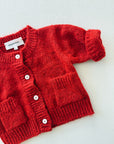 WOOL VEST - RED