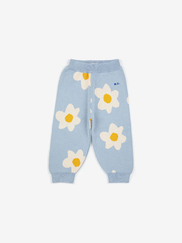BABY BIG FLOWER KNITTED PANTS - last one 68