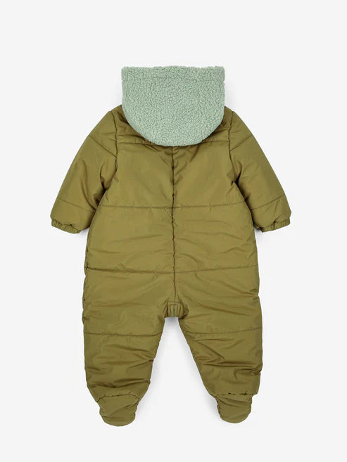 BABY COLOR BLOCK HOODED OVERALL - last ones 68&80