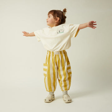 Emerson Stripe Lemon Trouser