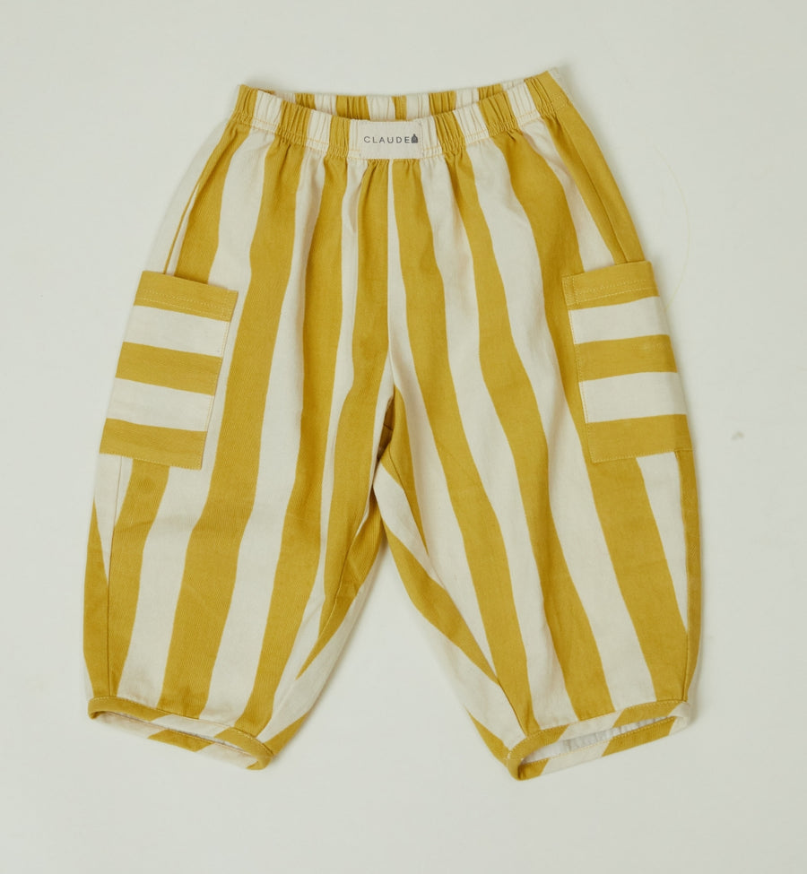 Emerson Stripe Lemon Trouser