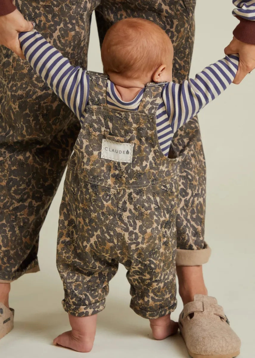 Blythe Leopard Dungaree