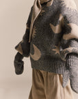 Cozmo Midnight Moon Stars Sweater