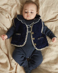 Amos Midnight Folk Gilet