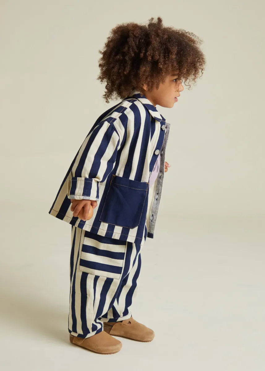Emerson Midnight Stripe Trouser