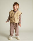 Amos Sand Folk Gilet