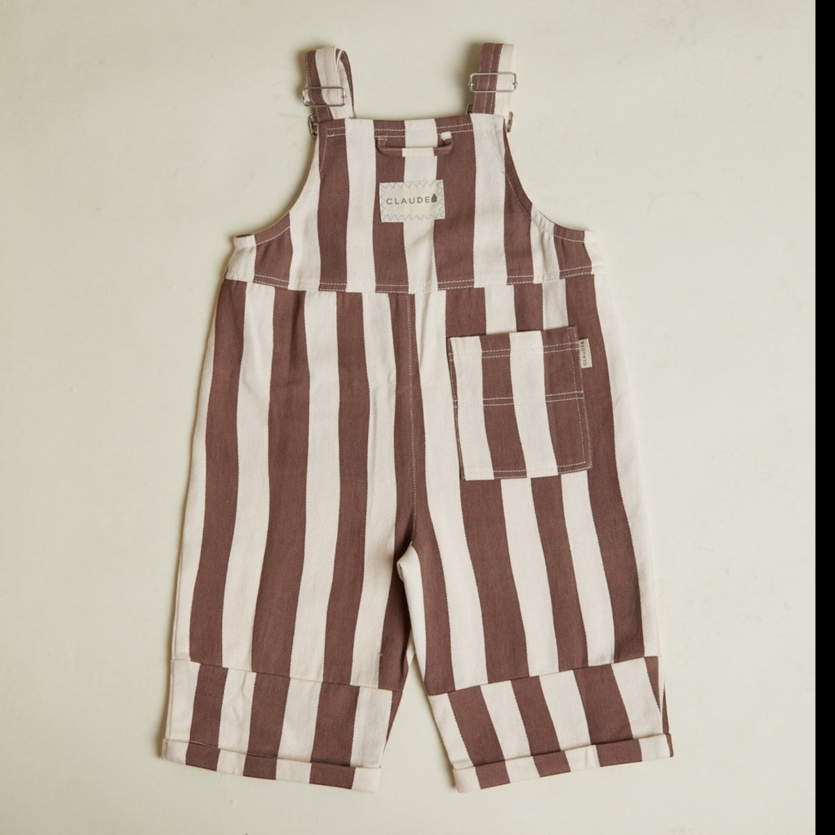 Blythe Choc Stripe Dungaree