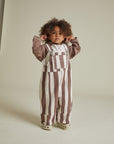 Blythe Choc Stripe Dungaree