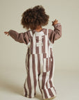 Blythe Choc Stripe Dungaree