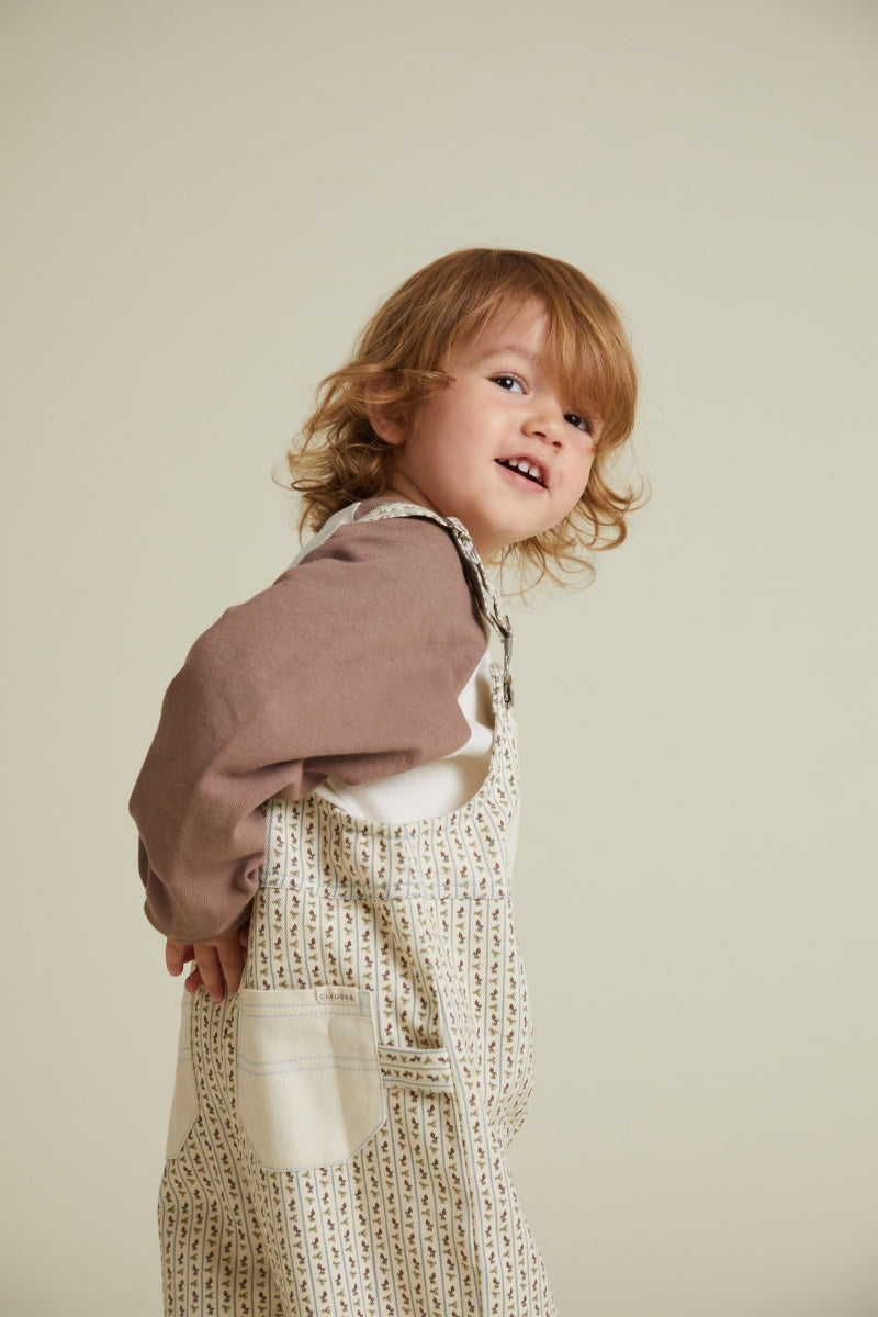 Blythe Radish Stripe Dungaree