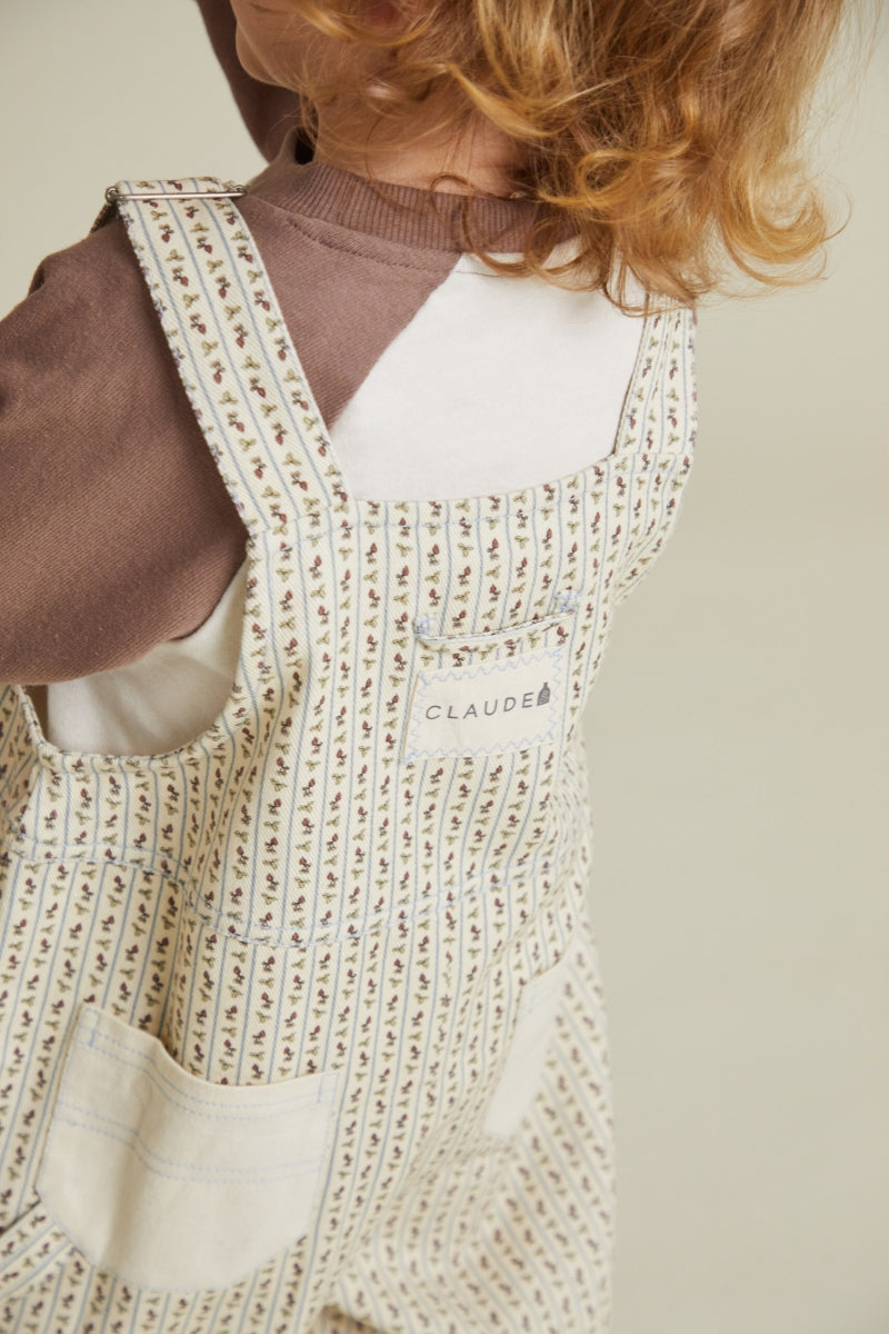 Blythe Radish Stripe Dungaree