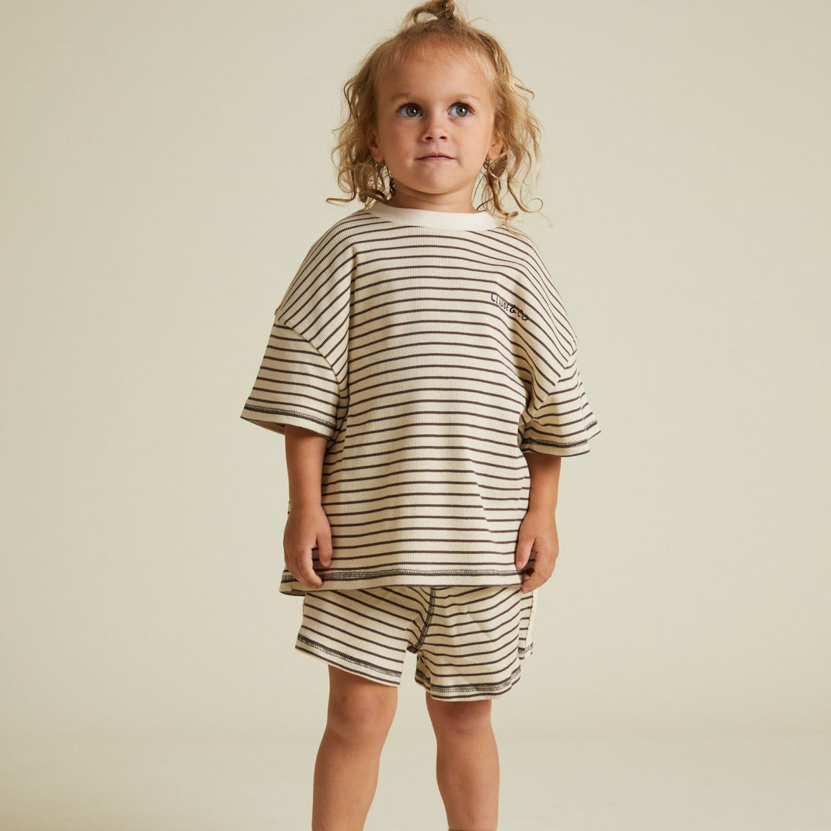 Harper Coco Stripe Short