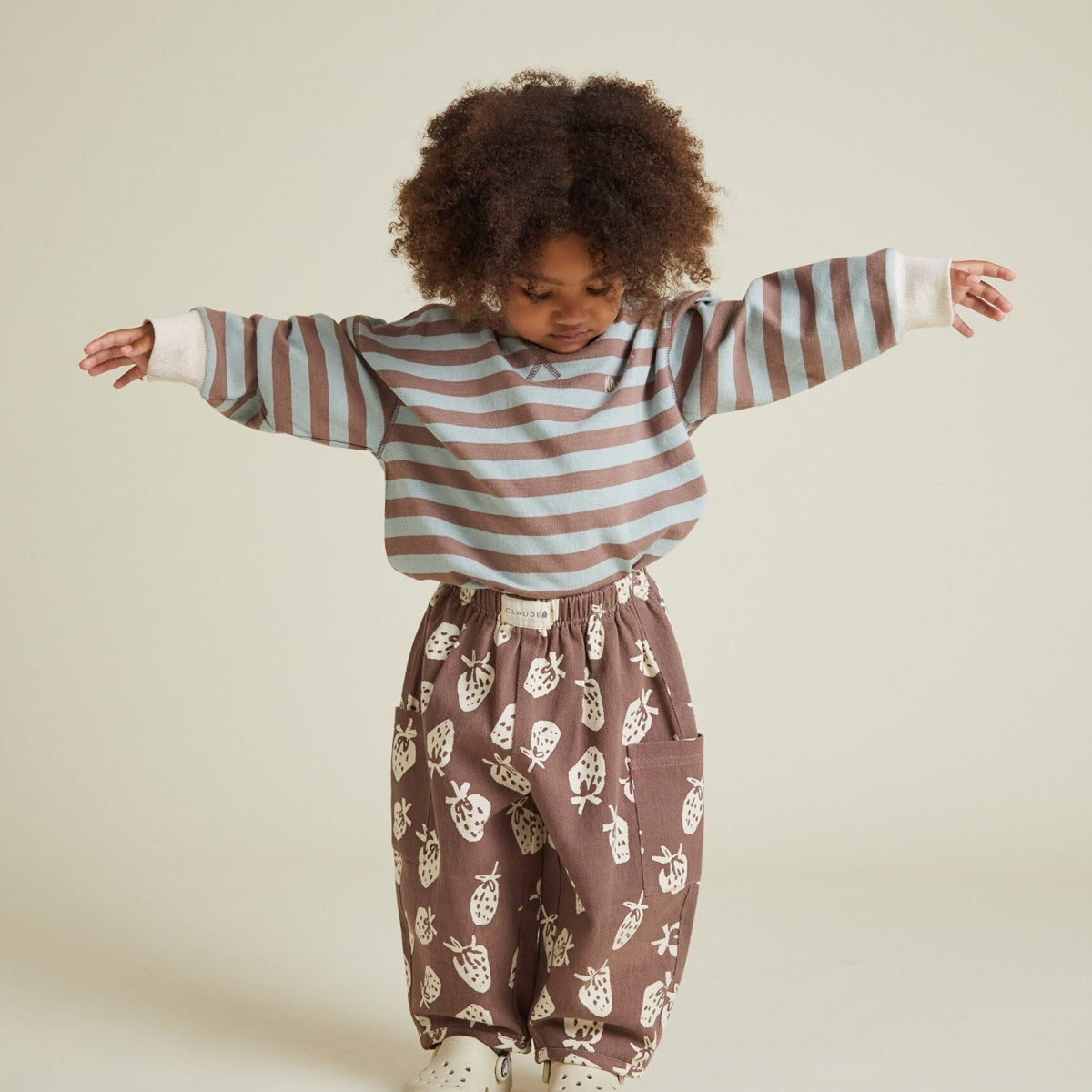 Rue Choc Stripe Long Sleeve Tee