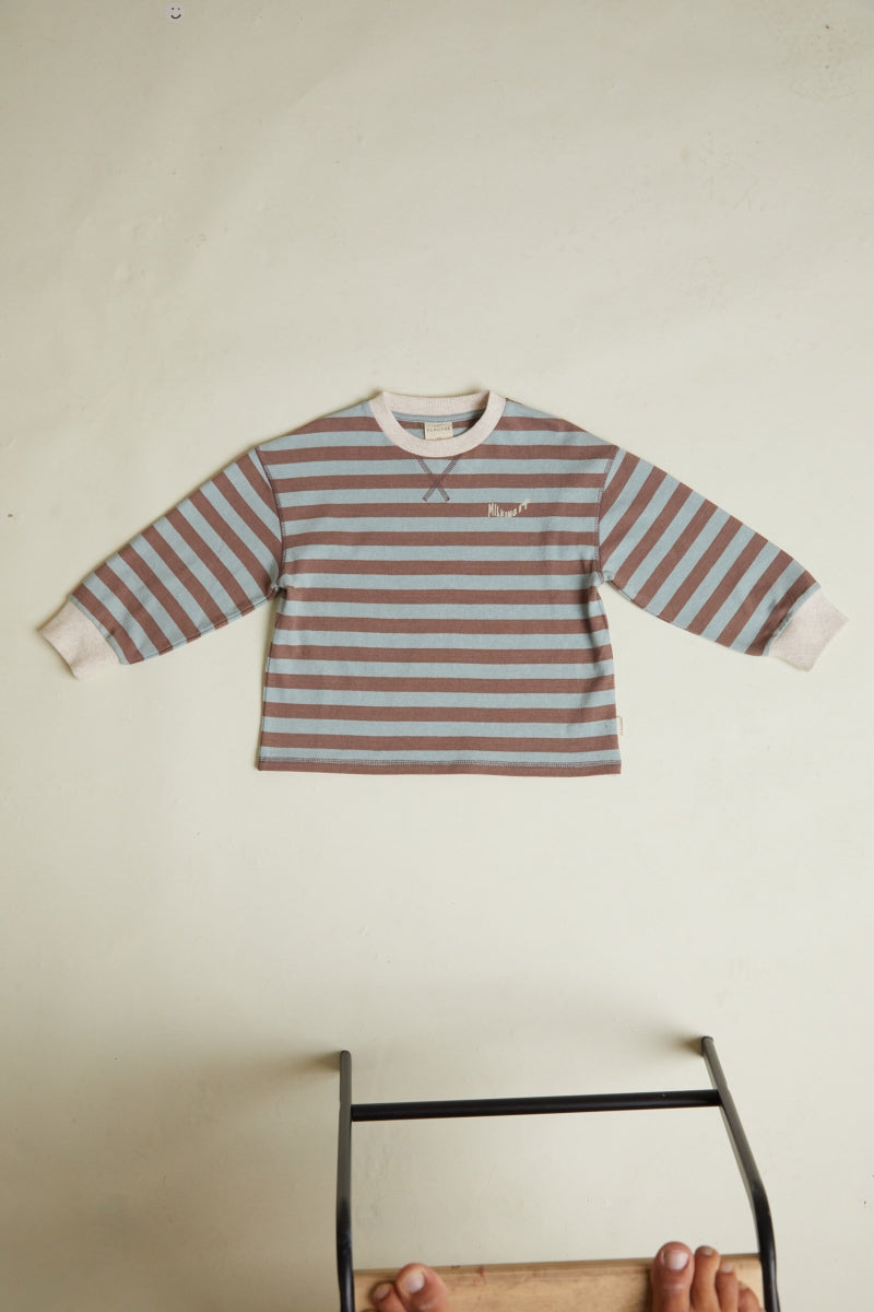 Rue Choc Stripe Long Sleeve Tee