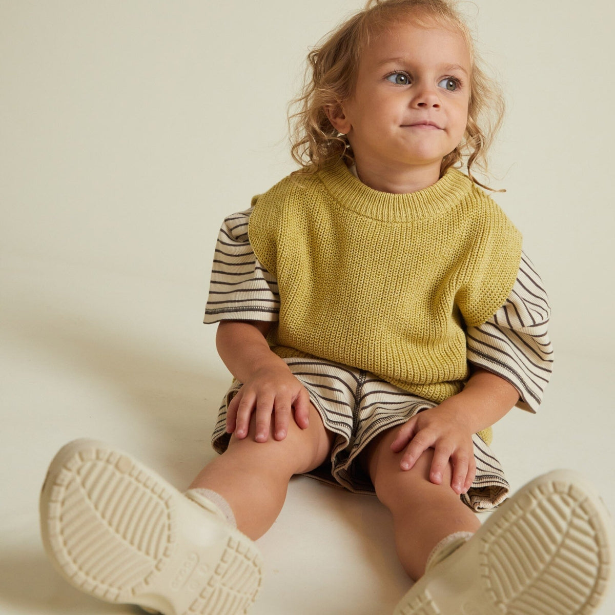 Noa Mustard Knit Vest