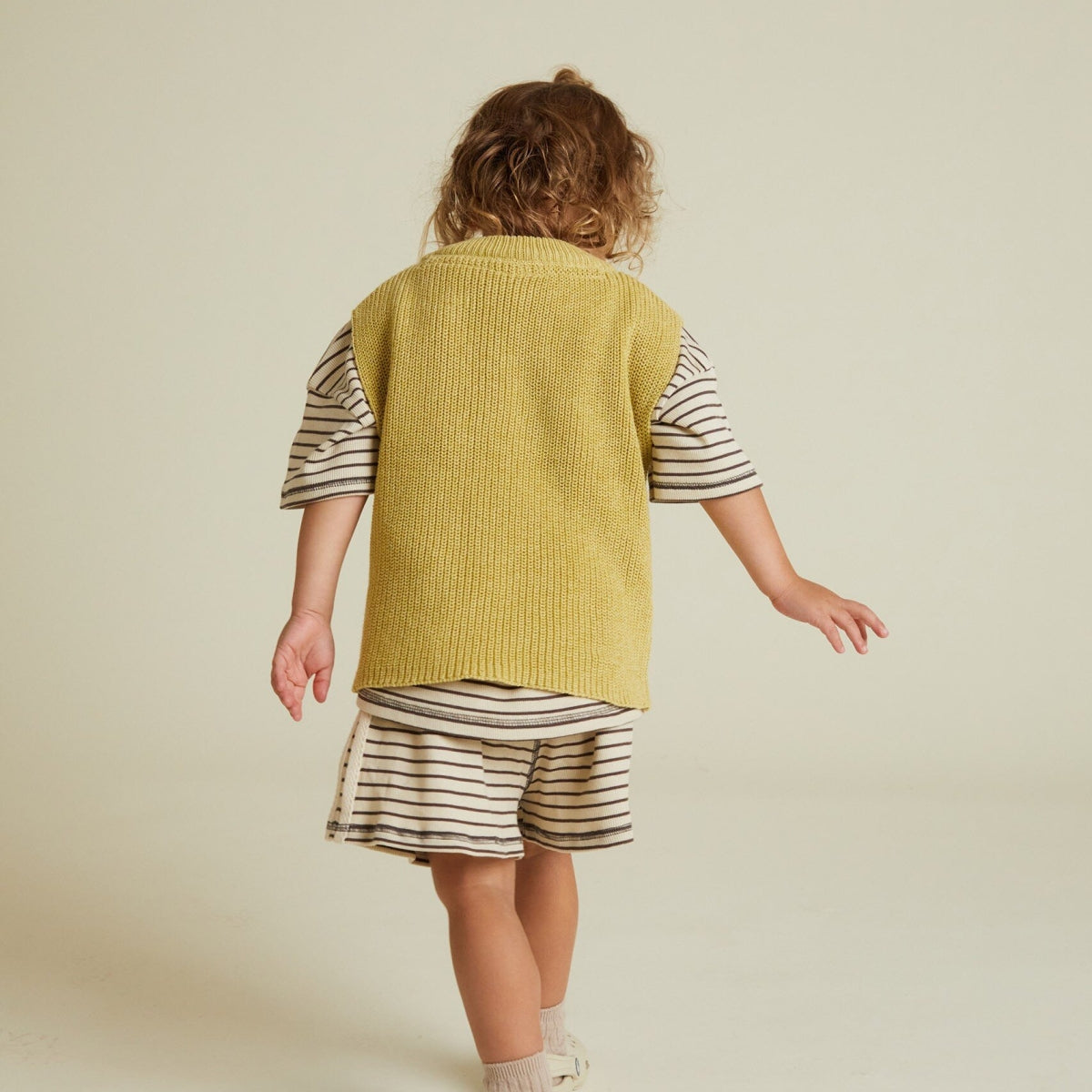 Noa Mustard Knit Vest