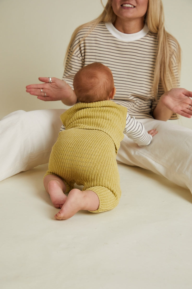 Noa Mustard Knit Vest