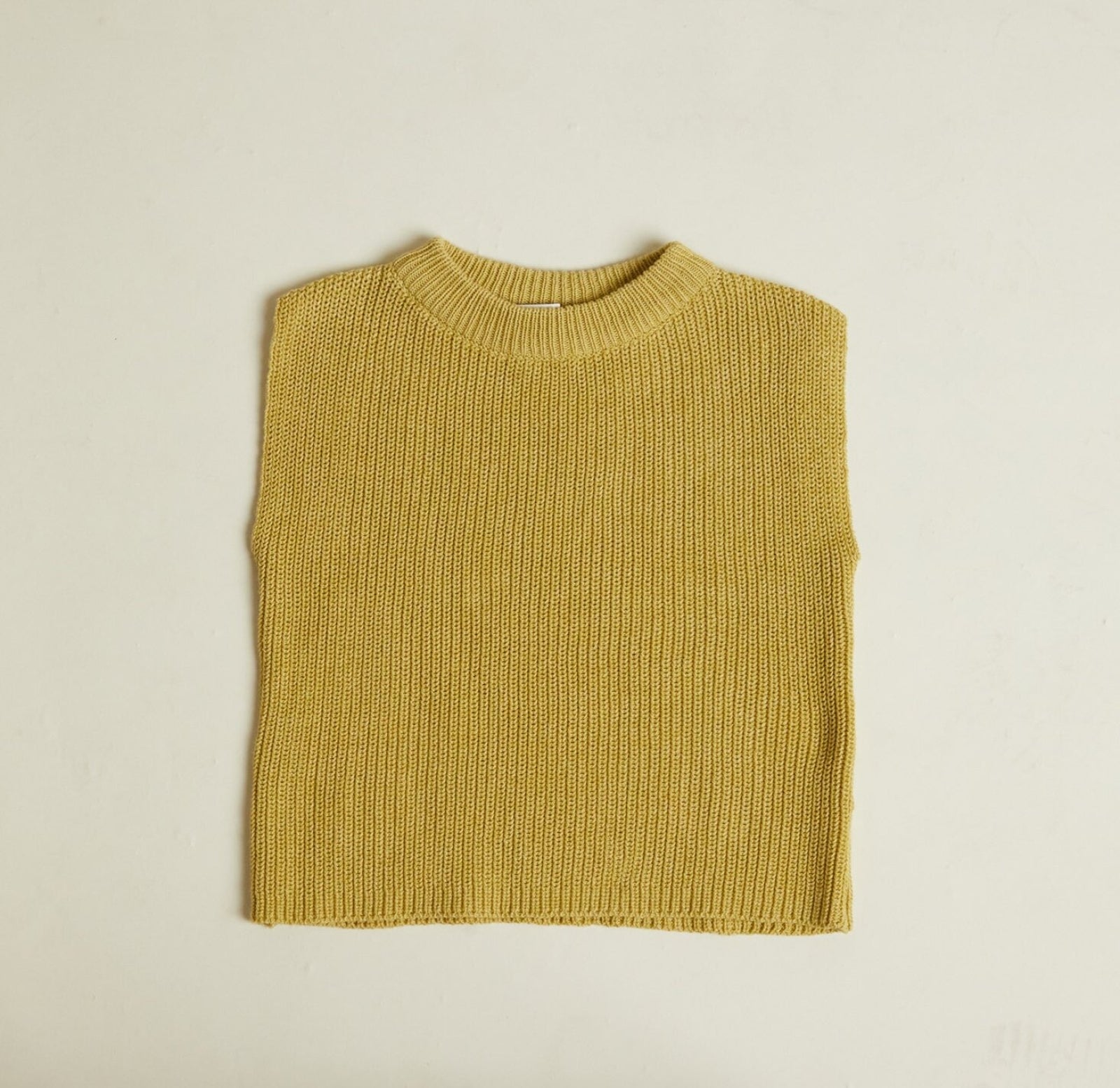 Noa Mustard Knit Vest