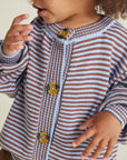 Emil Coco Sky Stripe Cardigan