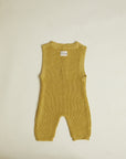 Bay Mustard Knit Romper
