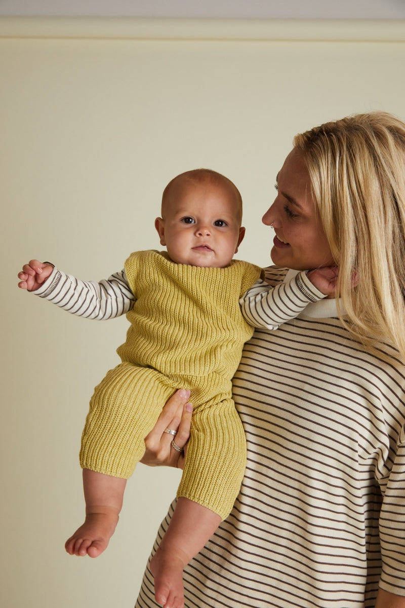 Cove Mustard Knit Legging