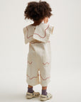 Cali Embroidered Vanilla Ripple Collar Overall