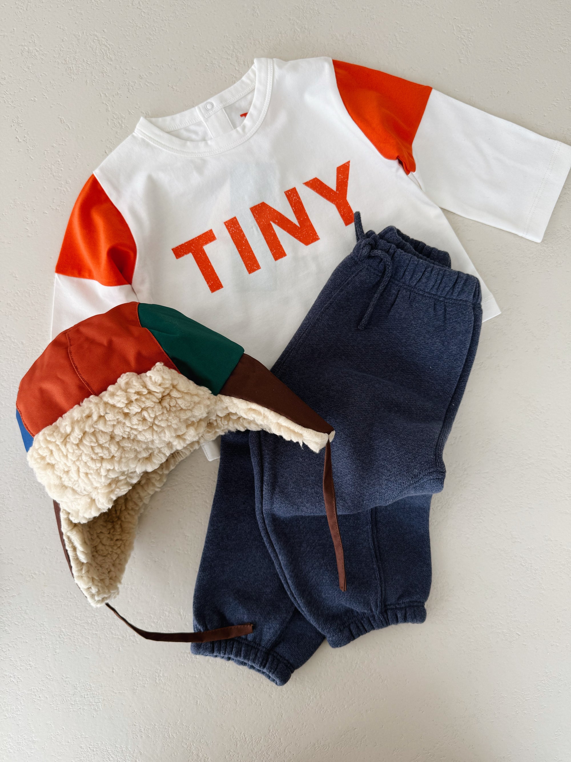 FLEECE TROUSERS BABY - DARK BLUE