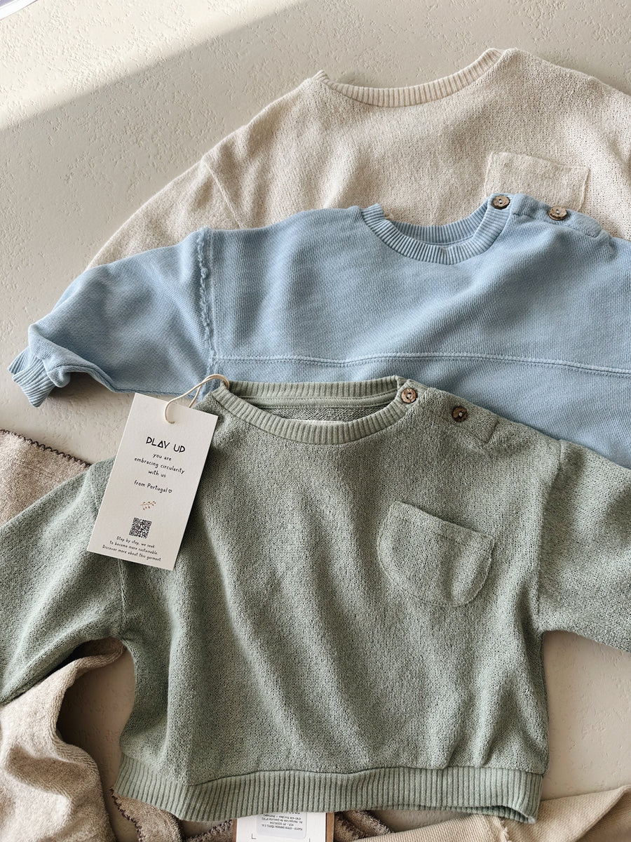 JERSEY SWEATER BEIGE - baby