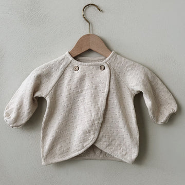 EMBELLISHED JERSEY CARDIGAN - newborn