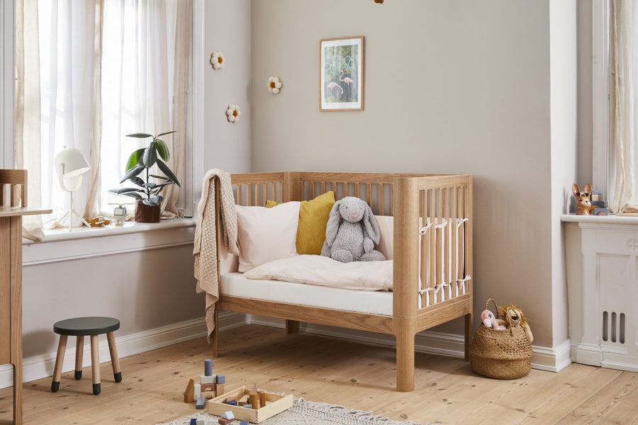 NOVA Babybed - Oak - 120x70 cm