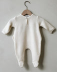 SUPER SOFT ONE PIECE FOOTIE - ECRU