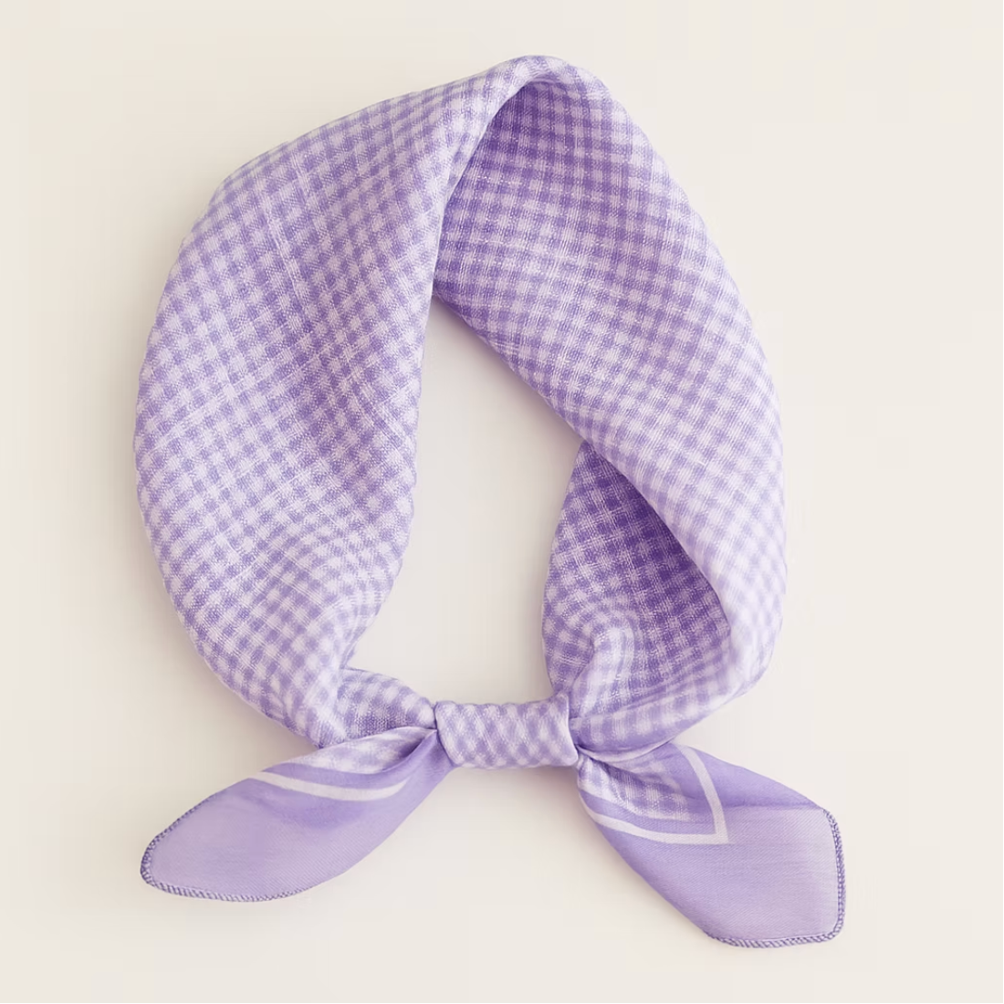 ANNA SCARF - VICHY LILAC