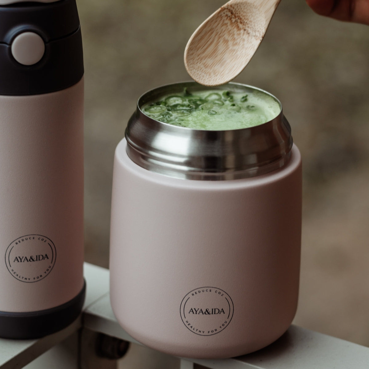 FOOD&#39;IE - Thermos voor Baby’s &amp; Volwassenen - Cream Beige