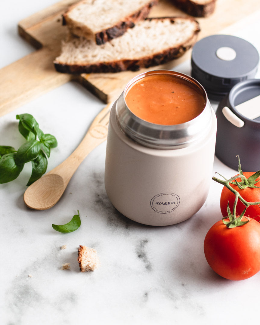 FOOD&#39;IE - Thermos voor Baby’s &amp; Volwassenen - Cream Beige