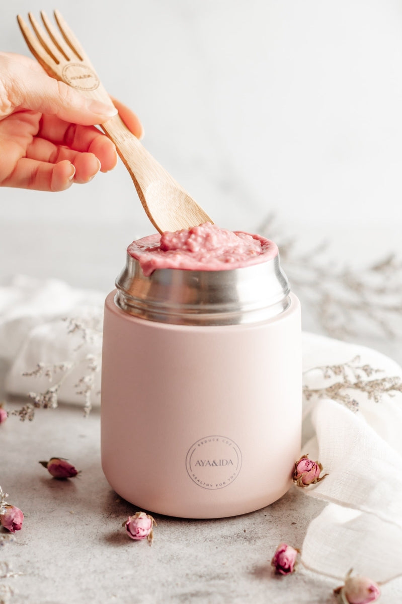 FOOD&#39;IE - Thermos voor Baby’s &amp; Volwassenen - Cream Beige