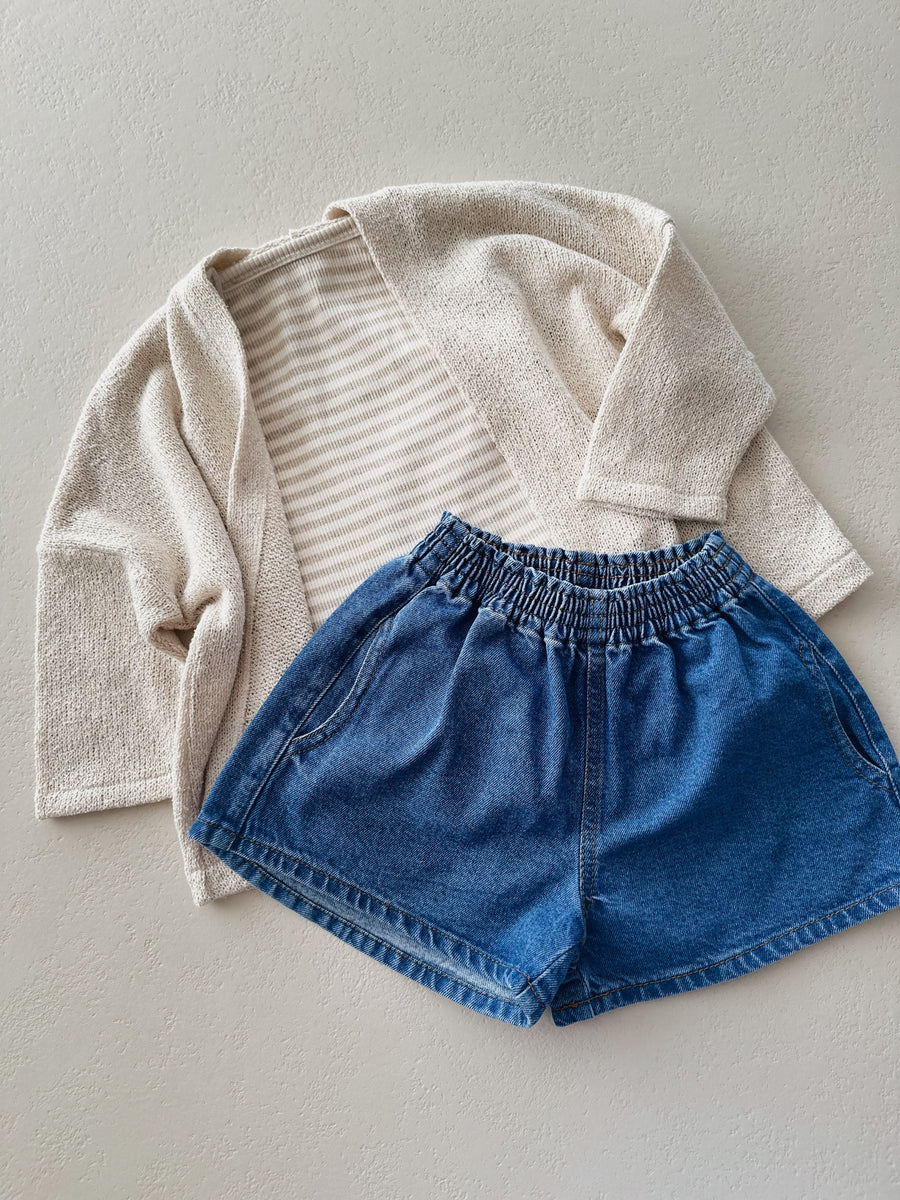 STRIPED RIB TOP - kids girls