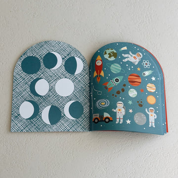 KLEURBOEK MET STICKERS - ruimte
