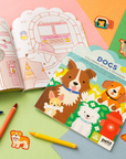 KLEURBOEK MET STICKERS - honden
