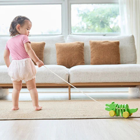 PULL TOY DANCING ALLIGATOR