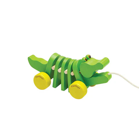 PULL TOY DANCING ALLIGATOR
