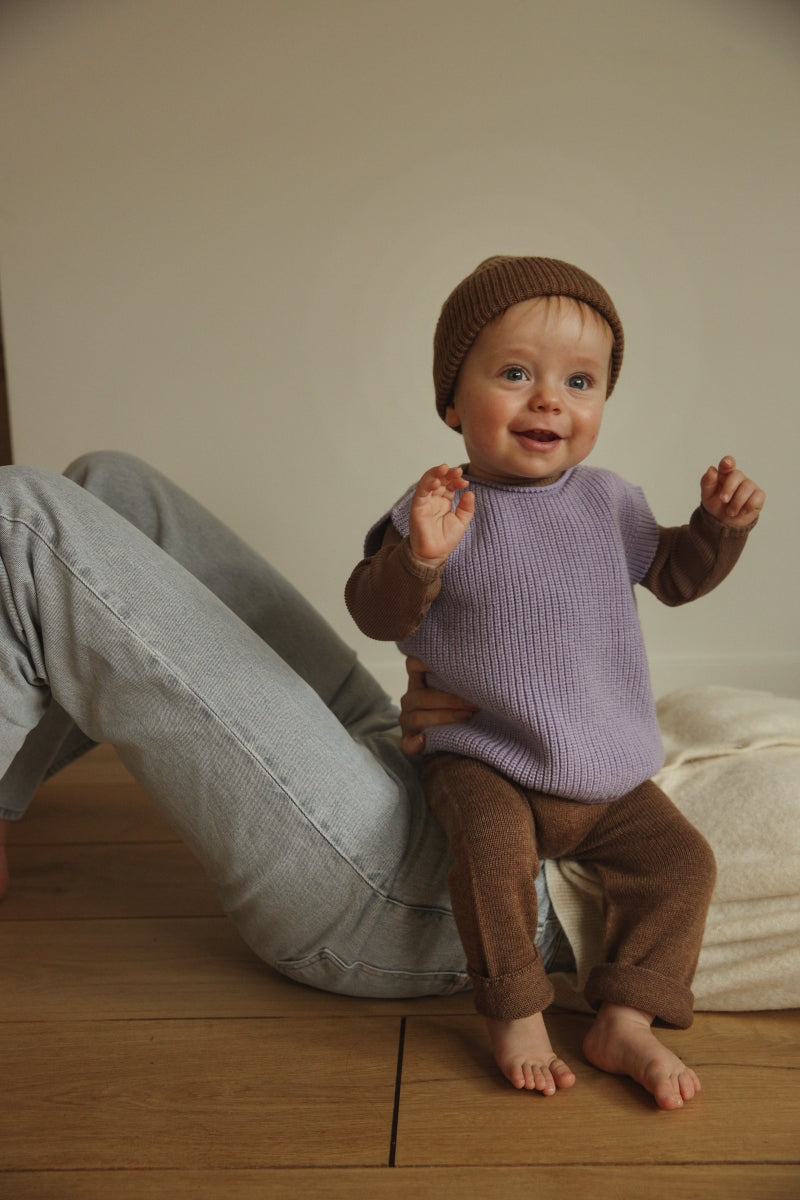VEST HARVEY BABY - lilac