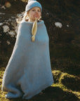 BLANKET GASTON - 140x140 frost blue