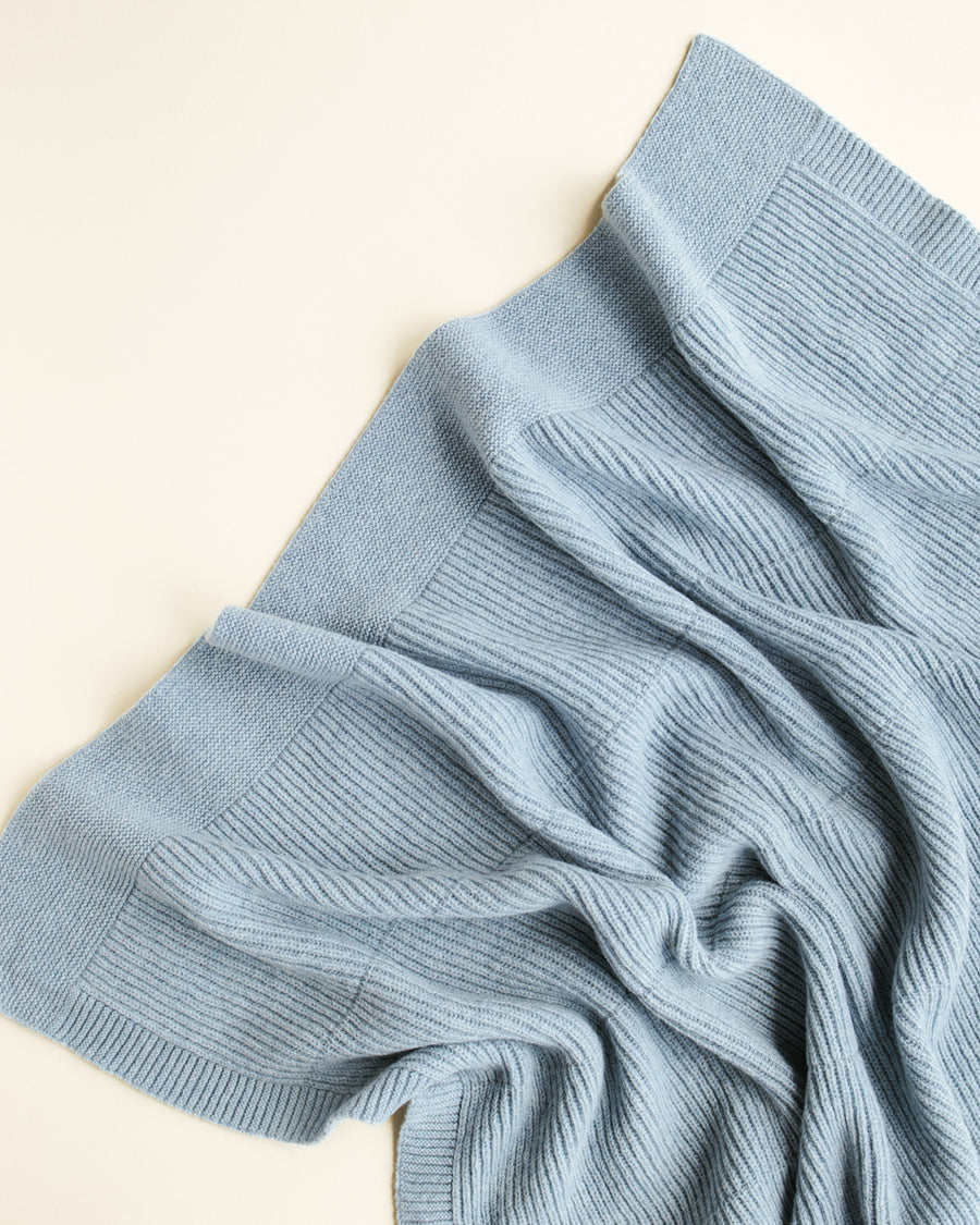 BLANKET GASTON - 140x140 frost blue