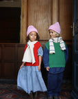 SCARF IGOR - cream/blue