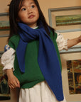 TRIGALE SCARF JOSEPHINA - cobalt blue