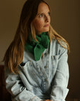 TRIAGLE SCARF JOSEPHINA - Grass