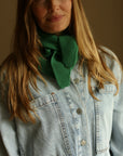 TRIAGLE SCARF JOSEPHINA - Grass