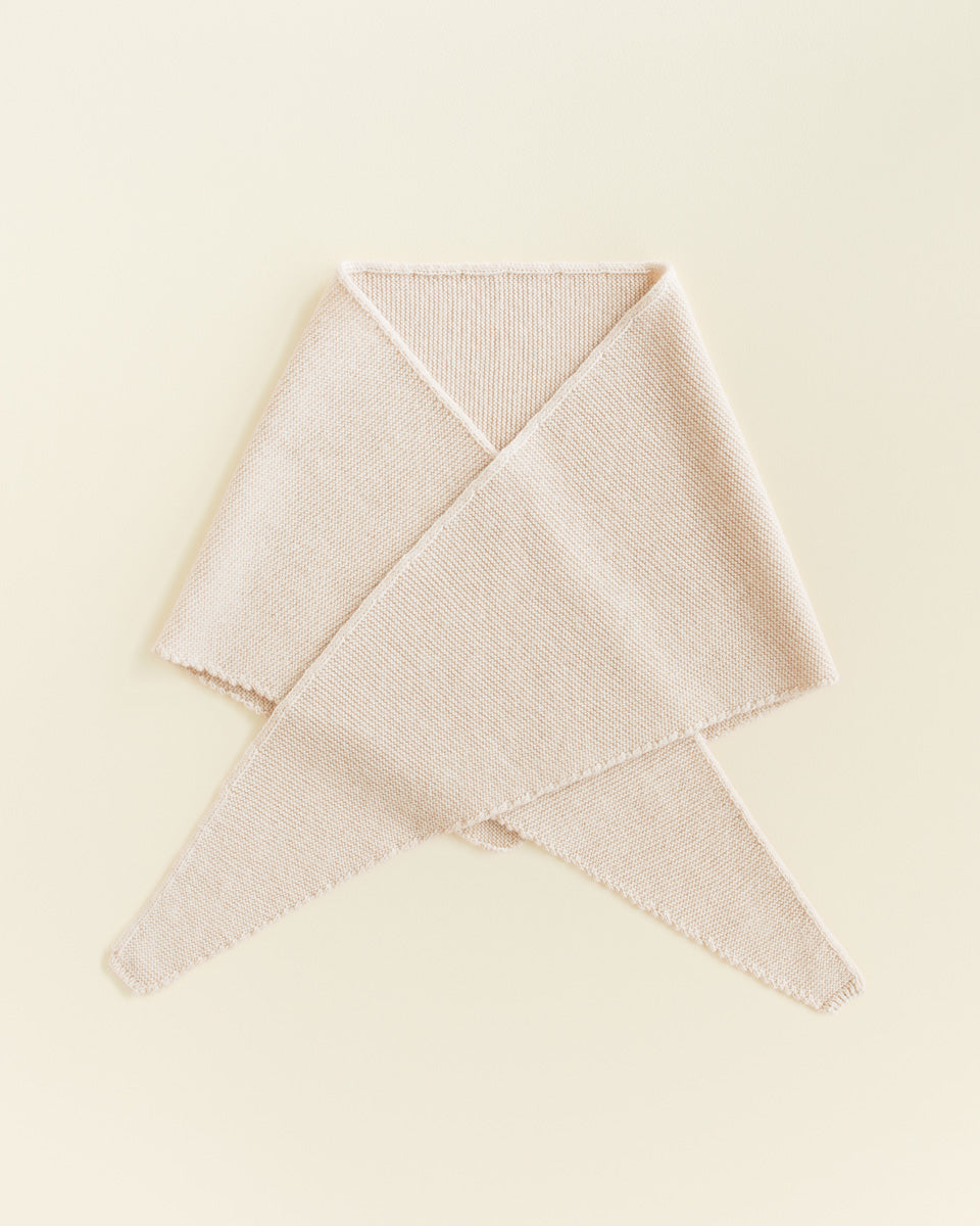 TRIAGLE SCARF JOSEPHINA - Cream