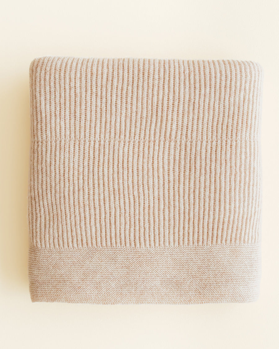 BLANKET GASTON - 140x140 soft beige