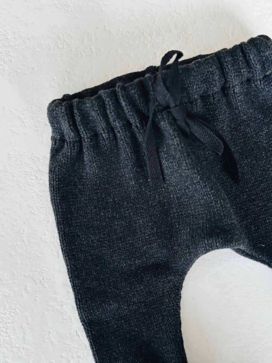 SOFT BABY BAGGY PANTS - CARBON - last one 1m